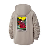 Tarot Empress Unisex Full-Zip Printed Waterproof Hooded Windbreaker