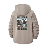 American Mothic Unisex Full-Zip Printed Waterproof Hooded Windbreaker