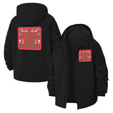 Mushroom Gardening Unisex Full-Zip Printed Waterproof Hooded Windbreaker