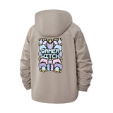 Gamer Witch Unisex Full-Zip Printed Waterproof Hooded Windbreaker