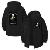 Monster Gentleman Unisex Full-Zip Printed Waterproof Hooded Windbreaker