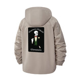 Monster Gentleman Unisex Full-Zip Printed Waterproof Hooded Windbreaker