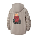 Fox Adventurer Unisex Full-Zip Printed Waterproof Hooded Windbreaker