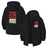 Positive Vibes Unisex Full-Zip Printed Waterproof Hooded Windbreaker