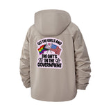 Pride Patriotic Unisex Full-Zip Printed Waterproof Hooded Windbreaker