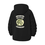 Loveland Frogman Cryptid Society Unisex Full-Zip Printed Waterproof Hooded Windbreaker