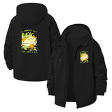 Self-Love Cat Unisex Full-Zip Printed Waterproof Hooded Windbreaker