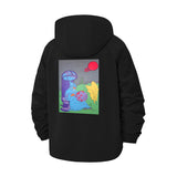 Surreal Art Unisex Full-Zip Printed Waterproof Hooded Windbreaker