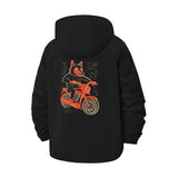 Motocross Fox Unisex Full-Zip Printed Waterproof Hooded Windbreaker