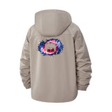 Cosmic Galaxy Unisex Full-Zip Printed Waterproof Hooded Windbreaker
