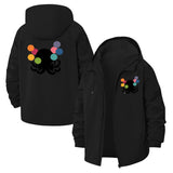 Octopus Bubbles Unisex Full-Zip Printed Waterproof Hooded Windbreaker