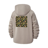 Botanical Garden Unisex Full-Zip Printed Waterproof Hooded Windbreaker
