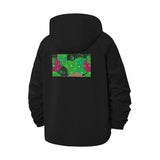 Botanical Garden Unisex Full-Zip Printed Waterproof Hooded Windbreaker