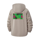 Botanical Garden Unisex Full-Zip Printed Waterproof Hooded Windbreaker