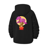 Bonsai Teacup Art Unisex Full-Zip Printed Waterproof Hooded Windbreaker