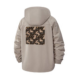 Mushroom Forest Unisex Full-Zip Printed Waterproof Hooded Windbreaker