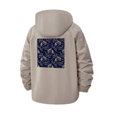 Baroque Inspired Unisex Full-Zip Printed Waterproof Hooded Windbreaker