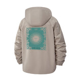 Mystic Sun Tarot Unisex Full-Zip Printed Waterproof Hooded Windbreaker