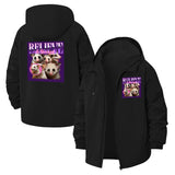 Ferret Believe Unisex Full-Zip Printed Waterproof Hooded Windbreaker