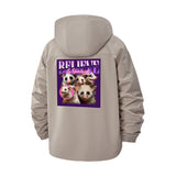 Ferret Believe Unisex Full-Zip Printed Waterproof Hooded Windbreaker