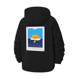 Tarot Weather Graphic Unisex Full-Zip Printed Waterproof Hooded Windbreaker