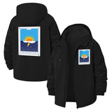 Tarot Weather Graphic Unisex Full-Zip Printed Waterproof Hooded Windbreaker