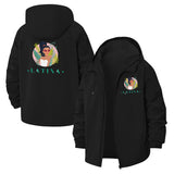 Latina Empowerment Unisex Full-Zip Printed Waterproof Hooded Windbreaker