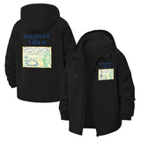 Summer Vibes Unisex Full-Zip Printed Waterproof Hooded Windbreaker