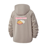 Pan Dulce Phrase Unisex Full-Zip Printed Waterproof Hooded Windbreaker