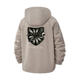 Escape Plan Unisex Full-Zip Printed Waterproof Hooded Windbreaker