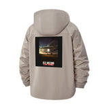 UFO Encounter Unisex Full-Zip Printed Waterproof Hooded Windbreaker