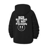 Bed Rotting Passion Unisex Full-Zip Printed Waterproof Hooded Windbreaker