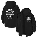 Bed Rotting Passion Unisex Full-Zip Printed Waterproof Hooded Windbreaker