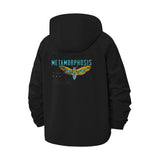 Metamorphosis Moth Unisex Full-Zip Printed Waterproof Hooded Windbreaker