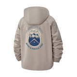 Mountain Adventure Unisex Full-Zip Printed Waterproof Hooded Windbreaker