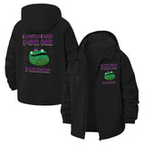 Beads For Me Frog Unisex Full-Zip Printed Waterproof Hooded Windbreaker