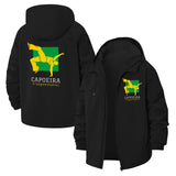 Capoeira Movement Unisex Full-Zip Printed Waterproof Hooded Windbreaker