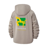 Capoeira Movement Unisex Full-Zip Printed Waterproof Hooded Windbreaker