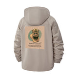 Jungle Cyclops Unisex Full-Zip Printed Waterproof Hooded Windbreaker