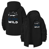Be Kind Wild Nature Unisex Full-Zip Printed Waterproof Hooded Windbreaker