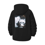 Cute Sloth Art Unisex Full-Zip Printed Waterproof Hooded Windbreaker