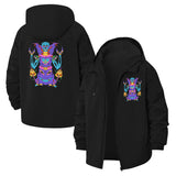 Abstract Totem Creature Unisex Full-Zip Printed Waterproof Hooded Windbreaker