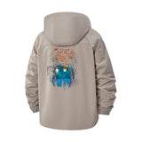Enchanted Forest Lanterns Unisex Full-Zip Printed Waterproof Hooded Windbreaker