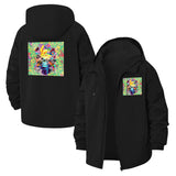 Psychedelic Deer Art Unisex Full-Zip Printed Waterproof Hooded Windbreaker
