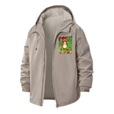Enchanting Garden Fairy Unisex Full-Zip Printed Waterproof Hooded Windbreaker