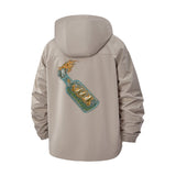 Molotov Cocktail Unisex Full-Zip Printed Waterproof Hooded Windbreaker