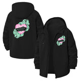 Lettuce Lover Heart Unisex Full-Zip Printed Waterproof Hooded Windbreaker