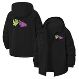 Severed Zombie Hands Unisex Full-Zip Printed Waterproof Hooded Windbreaker