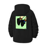 Retro Sneakers Graphic Unisex Full-Zip Printed Waterproof Hooded Windbreaker