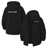 Still Emo Unisex Full-Zip Printed Waterproof Hooded Windbreaker